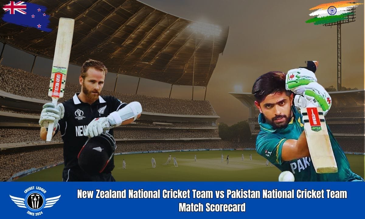 New Zealand National Cricket Team vs Pakistan National Cricket Team Match Scorecard