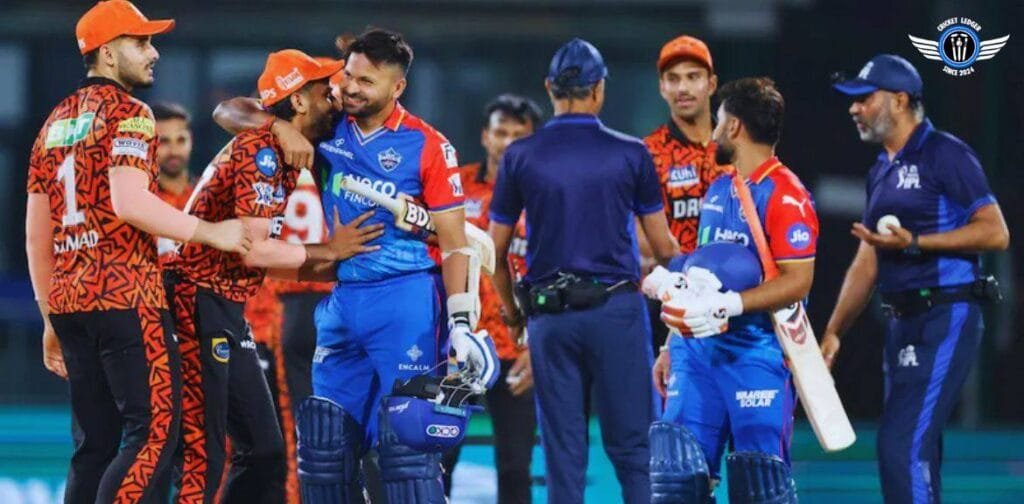 Sunrisers Hyderabad vs Delhi Capitals Timeline