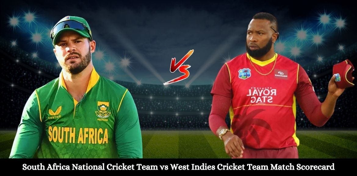 South Africa National Cricket Team vs West Indies Cricket Team Match Scorecard