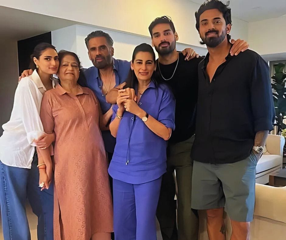 KL Rahul Family