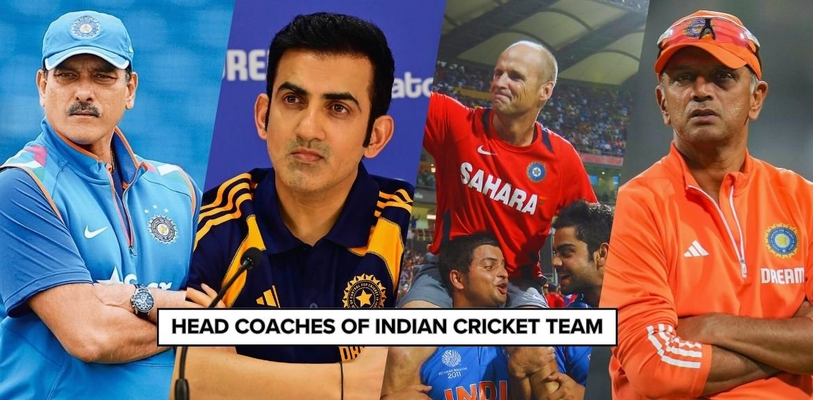 Head Coaches Of Indian Cricket Team